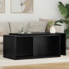 Ensemble de tables basses 2 pcs Chêne noir Bois d'ingénierie 631012631012