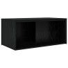 Ensemble de tables basses 2 pcs Chêne noir Bois d'ingénierie 631012631012