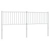 Tête de lit de remplacement métal blanc 180 cm 631013631013