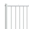 Tête de lit de remplacement métal blanc 180 cm 631013631013