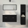 Ensemble de mobilier de salle de bain 3 pcs Chêne noir 631014631014