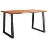 Ensemble à manger 3 pcs avec bord vivant bois massif d'acacia 631023631023