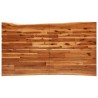 Ensemble à manger 3 pcs avec bord vivant bois massif d'acacia 631023631023