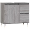 Armoire de bain sonoma gris 65x33x60 cm bois d'ingénierie 631025631025