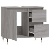 Armoire de bain sonoma gris 65x33x60 cm bois d'ingénierie 631025631025