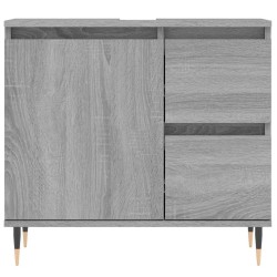 Armoire de bain sonoma gris 65x33x60 cm bois d'ingénierie 631025631025