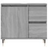 Armoire de bain sonoma gris 65x33x60 cm bois d'ingénierie 631025631025