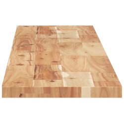 Dessus de table rectangulaire 120x20x2 cm bois massif d'acacia 631031631031