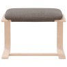 Repose-pied Taupe 51x41x40 cm Tissu 631051631051