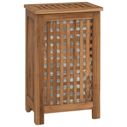 Panier à Linge Naturel 35 x 25 x 60 cm Bois de teck massif 631053631053