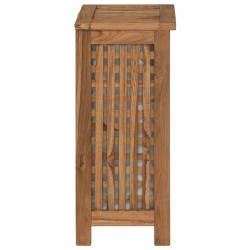 Panier à Linge Naturel 35 x 25 x 60 cm Bois de teck massif 631053631053