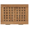 Panier à Linge Naturel 35 x 25 x 60 cm Bois de teck massif 631053631053