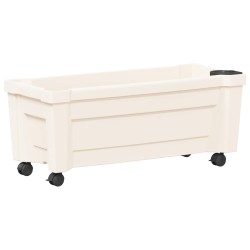 Pot Calypso avec roues Blanc 79 x 35 x 33 cm PP 631054631054