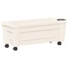Pot Calypso avec roues Blanc 79 x 35 x 33 cm PP 631054631054