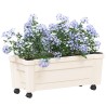 Pot Calypso avec roues Blanc 79 x 35 x 33 cm PP 631054631054