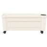 Pot Calypso avec roues Blanc 79 x 35 x 33 cm PP 631054631054
