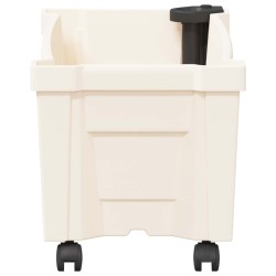 Pot Calypso avec roues Blanc 79 x 35 x 33 cm PP 631054631054