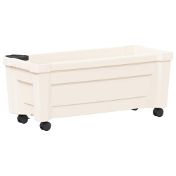 Pot Calypso avec roues Blanc 79 x 35 x 33 cm PP 631054631054