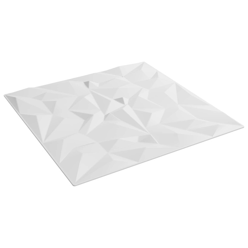 Panneaux muraux 48 pcs Blanc 50 x 50 cm Mousse XPS 631057631057