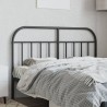  Tête de lit métal noir 140 cm 