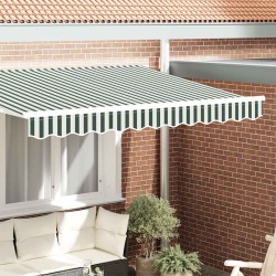 Remplacement de lambrequin Vert et blanc 3,5 m Polyester 631062631062