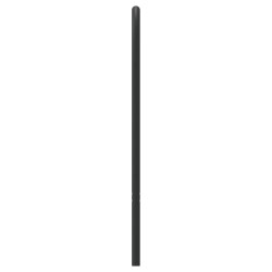  Tête de lit métal noir 140 cm 