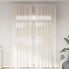 Rideaux en voile à œillets 2 pcs couleur crème 631069631069