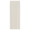 Rideaux en voile à œillets 2 pcs couleur crème 631069631069