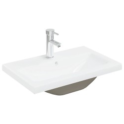 Meuble lavabo avec bassin et robinet intégrés vieux bois 631070631070