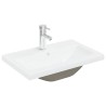 Meuble lavabo avec bassin et robinet intégrés vieux bois 631070631070