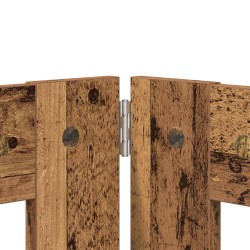 Porte de chien pliable avec supports 4 pcs Bois ancien 401 cm 631079631079
