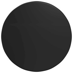 Plateau de table Noir Ø 60 x 1,5 cm Bois d'ingénierie 631080631080