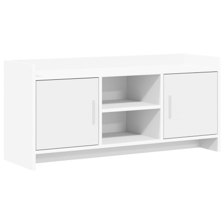 Meuble TV 102 x 33 x 47 cm Blanc Bois d'ingénierie 631085631085