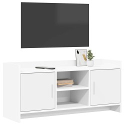Meuble TV 102 x 33 x 47 cm Blanc Bois d'ingénierie 631085631085