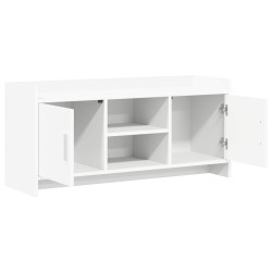Meuble TV 102 x 33 x 47 cm Blanc Bois d'ingénierie 631085631085
