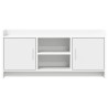 Meuble TV 102 x 33 x 47 cm Blanc Bois d'ingénierie 631085631085