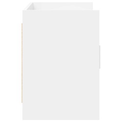 Meuble TV 102 x 33 x 47 cm Blanc Bois d'ingénierie 631085631085