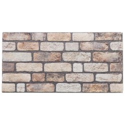 Panneaux muraux 10 pcs Marron Clair 100 x 50 cm Mousse EPS 631087631087