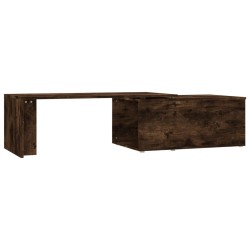 Table basse Chêne fumé 150x50x35 cm Bois d'ingénierie 631090631090