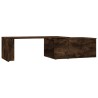 Table basse Chêne fumé 150x50x35 cm Bois d'ingénierie 631090631090