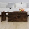 Table basse Chêne fumé 150x50x35 cm Bois d'ingénierie 631090631090