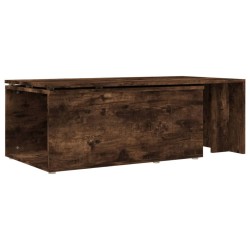 Table basse Chêne fumé 150x50x35 cm Bois d'ingénierie 631090631090