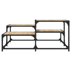 Table basse chêne sonoma 87,5x87,5x40 cm bois d'ingénierie 631093631093