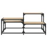 Table basse chêne sonoma 87,5x87,5x40 cm bois d'ingénierie 631093631093