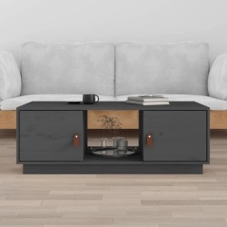 Table basse Gris 100x50x35 cm Bois massif de pin 631094631094