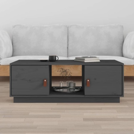 Table basse Gris 100x50x35 cm Bois massif de pin 631094631094