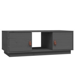 Table basse Gris 100x50x35 cm Bois massif de pin 631094631094