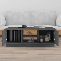 Table basse Gris 100x50x35 cm Bois massif de pin 631094631094