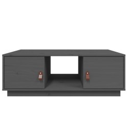 Table basse Gris 100x50x35 cm Bois massif de pin 631094631094