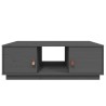 Table basse Gris 100x50x35 cm Bois massif de pin 631094631094